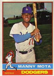 1976 Topps Baseball Cards      548     Manny Mota